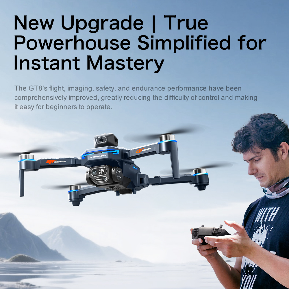 Original GT8 drone 8K HD dual  - огляд і ціна Jjrc Drone X12